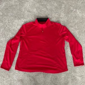 Brand New Red Quarter Zip